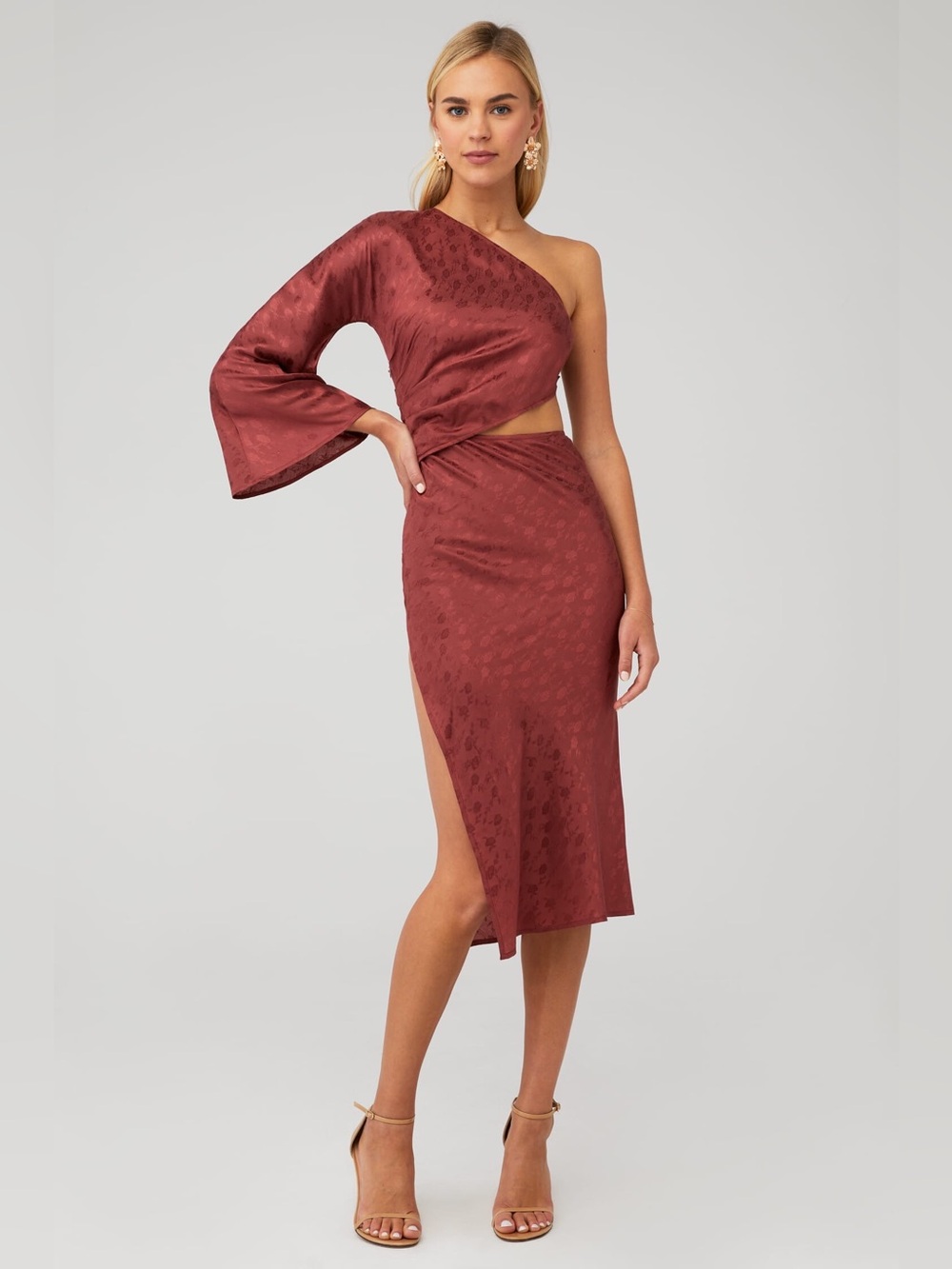 Jenn’s Pirate Booty Nebula VERMILLION DRESs size S retail $242